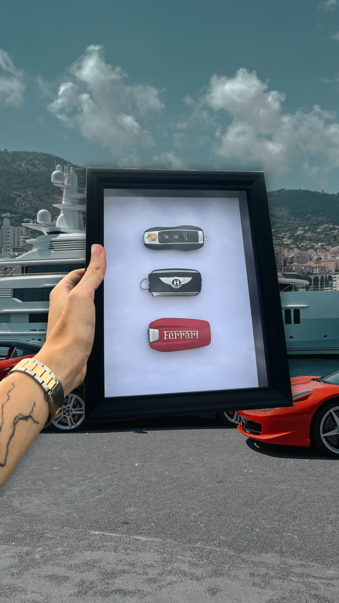 Custom Car Key Frame 20x25cm