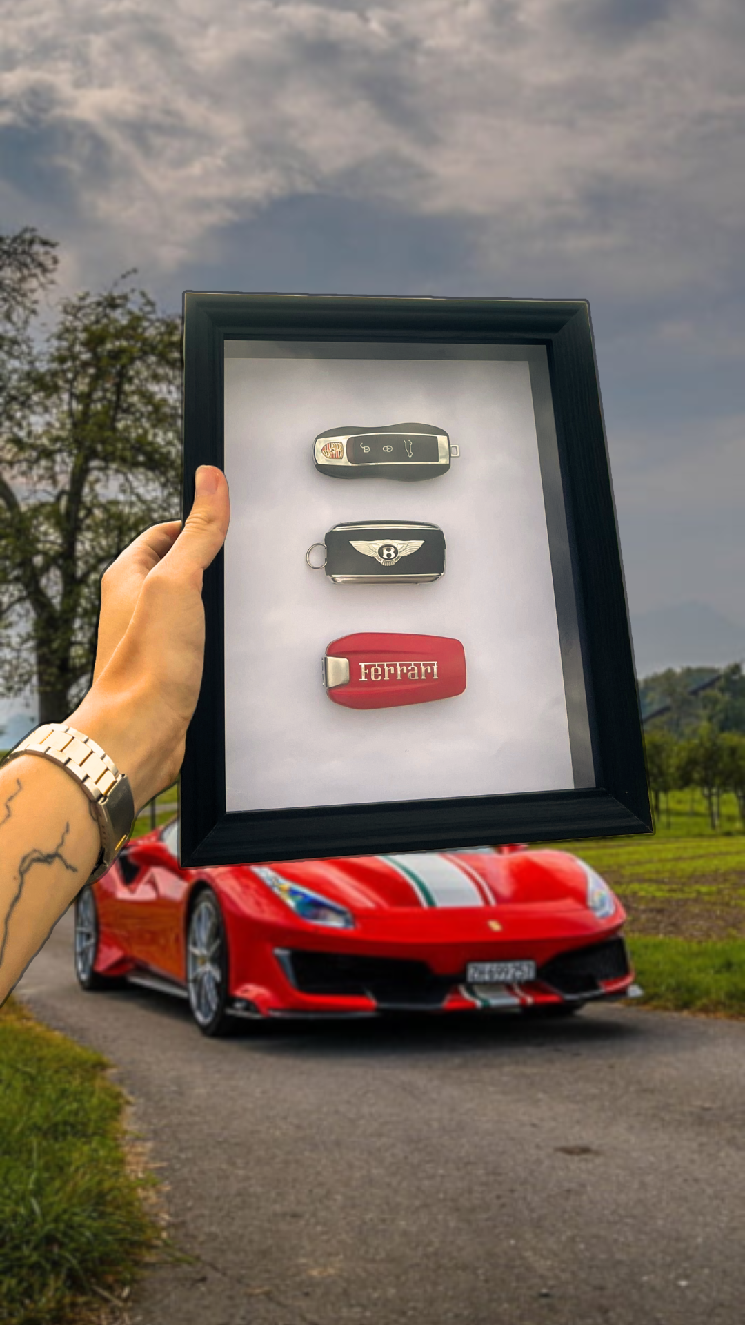 Custom Car Key Frame 20x25cm