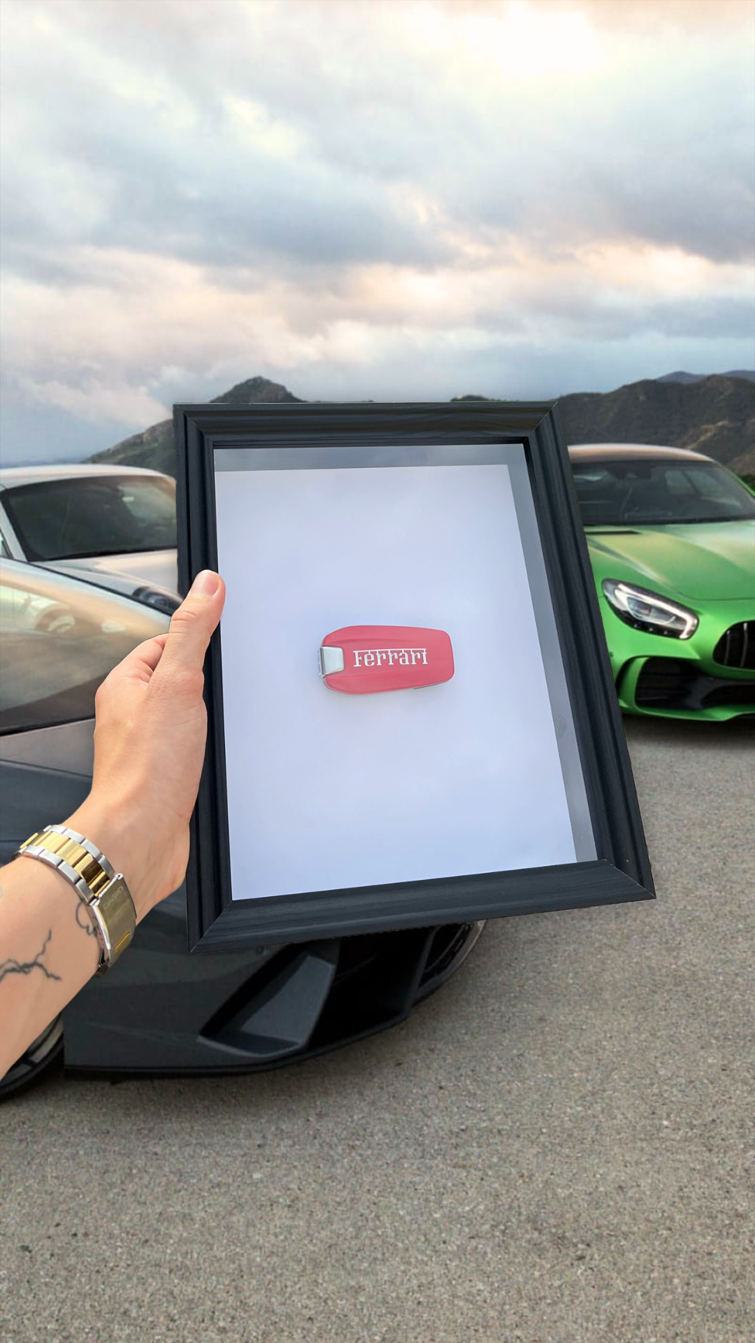 Custom Car Key Frame 20x25cm