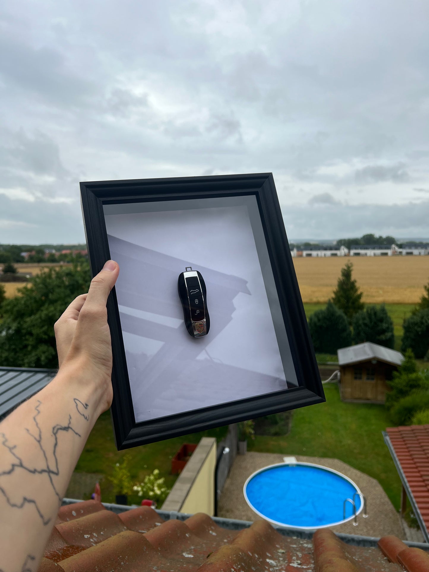 Custom Car Key Frame 20x25cm