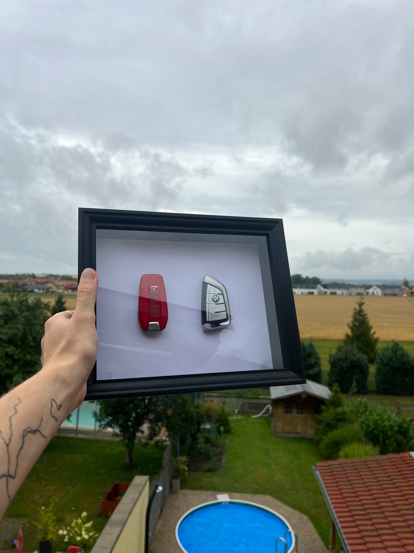 Custom Car Key Frame 20x25cm