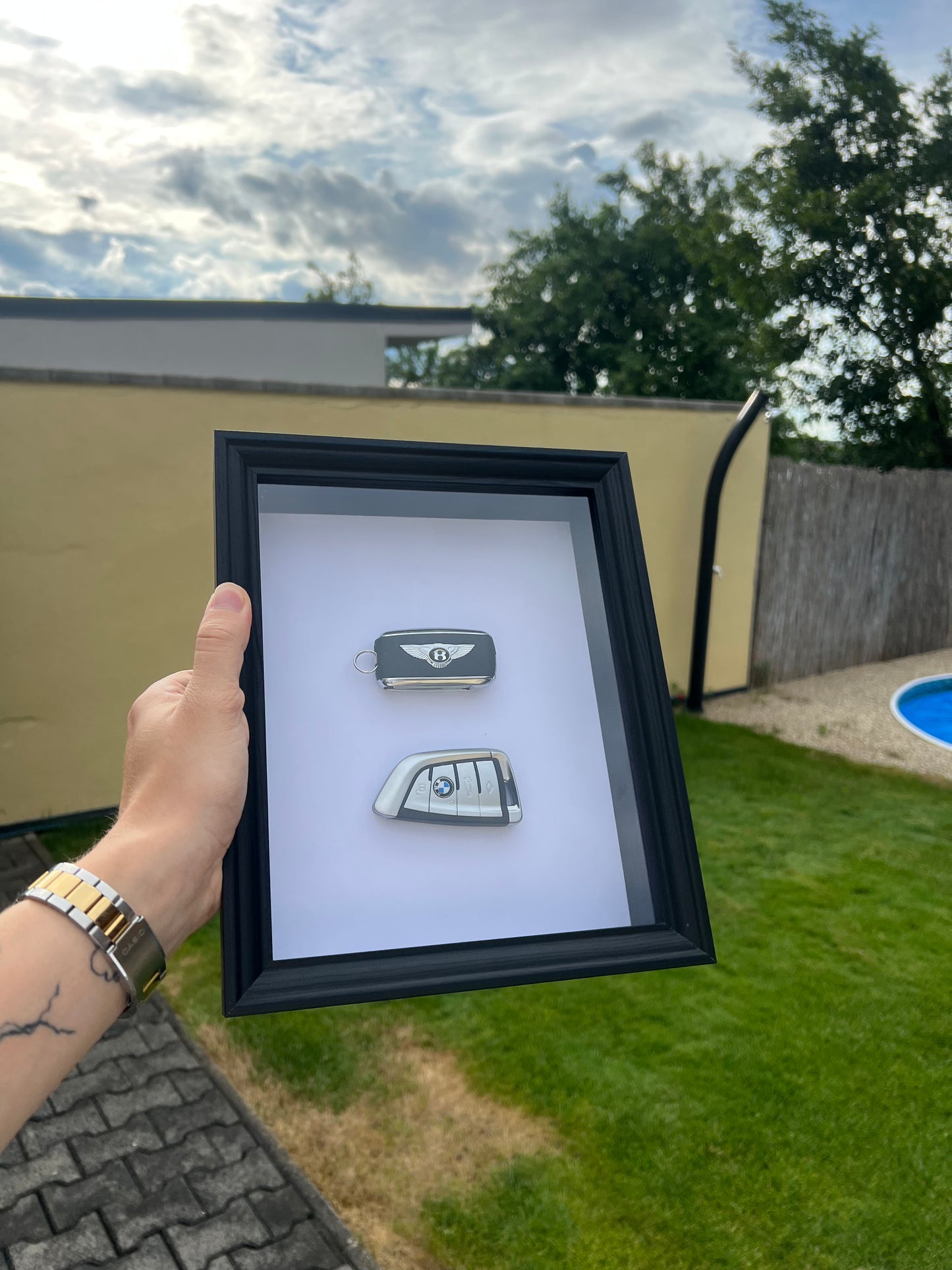 Custom Car Key Frame 20x25cm
